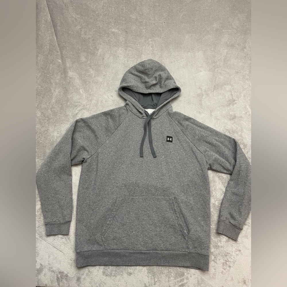 Under Armour Men's UA Rival Fleece Full Zip Hoodie Grey XXL